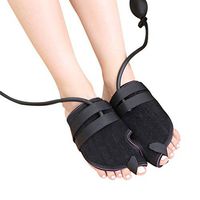Toe Corrector 1 Pair of Big Toe Splints Bunion Corrector for Hallux Valgus, Overlapping Toe, Turf Toe(Blackï¼‰