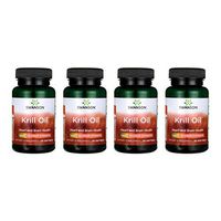 Swanson Krill Oil - Maximum Strength 1 g 30 Sgels 4 Pack