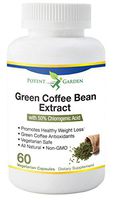 Potent Garden Green Coffee Bean 800mg Max Potency Extract 50% Chlorogenic Acids | Raw Green Coffee Antioxidant Supplement & Metabolism Booster for Weight Loss | Non-GMO, Vegan, Gluten-Free [1 Month]