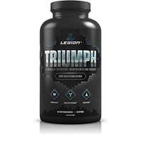 Legion Triumph Daily Multivitamin Supplement - Vitamins and Minerals for Athletes Helps w/Mood, Stress, Immune System, Heart Health, Energy, Sports & Bodybuilding Workouts. 30 Svgs.