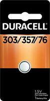 Duracell Silver Oxide Battery 1.5 Volt 303/357/76, 1 Each