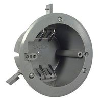 4 in. Round Nonmetallic Vapor Barrier Ceiling Box, 2-39/64 in. Deep