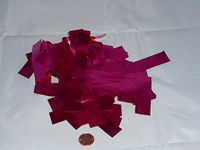 Metallic Confetti Rectangle (Fuchsia)