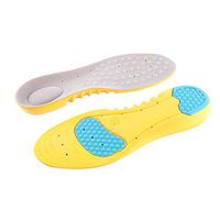 KESEELY Shoe Insoles - Comfort Cuttable Shock Absorption Anti Odor Footwear Support Absorbing Arch Athletic Sport Shoes Pad (Yellow, M)