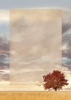 Lonely Tree fantastic stationery set containing sheets and matching envelopes