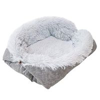 Cute Cat House Christmas Warm Soft Winter Pet Cat Mat One Litter Dual Purpose by Conwinart Cloth