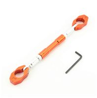 AtFipan Universal Adjustable Motorcycle Handlebar Cross Bar Suitable For Honda/Kawasaki/Yamaha - orange