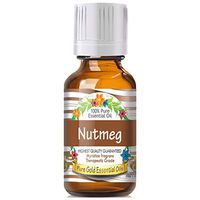 Pure Gold Nutmeg Essential Oil, 100% Natural & Undiluted, 30ml