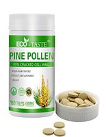 Pine Pollen Powder Tablets 160 Capsules 500mg, Wild-Harvested 99% Broken Cell Wall for Optimal Absorption
