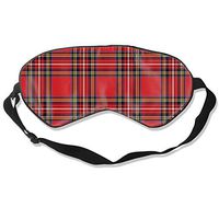 Scotland Tartan Plaid Sleep Eyes Masks Sleeping Blindfold Eye Shade Cover for Travelling, Night Noon Nap, Mediation Or Yoga