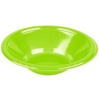 28312351 12 oz. Fresh Lime Green Plastic Bowl - 240/Case By TableTop King