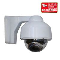 VideoSecu Built-in 1/3" Sony Effio CCD 700TVL High Resolution Zoom Dome Day Night 17 IR Infrared LEDs 3.5-8mm Varifocal Lens Security Camera for DVR Home CCTV with Bonus Warning Sticker BZ2