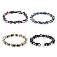 Healifty 4pcs Magnetic Bracelet Healthy Magnetic Bracelet Anklets Jewelry for Men Women Arthritis Carpal Tunnel