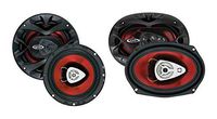 2) BOSS CH6520 6.5" 250W Car Speakers + 2) BOSS CH6930 6x9" 400W Car Speakers