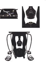 42" 4 Hose Hookah Table Black