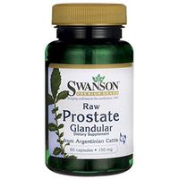 Swanson Raw Prostate Glandular 150 Milligrams 60 Capsules