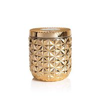 Capri Blue Gilded Muse Jumbo Faceted Candle - 30 Oz - Exotic Blossom and Basil