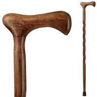 Brazos Walking Cane for Men and Women Handcrafted of Lightweight Wood and made in the USA,   Walnut, 40 Inches