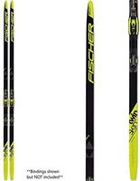 Fischer Twin Skin Pro IFP Medium XC Skis Mens Sz 207cm Black/Yellow