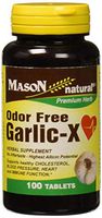 Mason Vitamins Garlic X Ordor Free Tablets, 60 Count