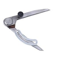 Meolin Leather Craft Making Rotating Tool Wing Divider Spacing Compasses Handmade Tool,100mm silver,3.9in