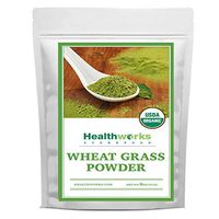 Healthworks Wheatgrass Powder (8 Ounces) | Raw & Organic | Keto, Vegan & Non-GMO | Fiber Support | Rich in Chlorophyll & Antioxidant | Great Plant Protein Source