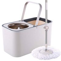 Hands-free Household Mop Bucket Rotating Mop Double Drive Mop Bucket Automatic Good God Mop Mop Bucket Mop - Mop Bucket Size: 48.5x30x27.5cm
