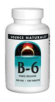 Vitamin B-6 500 mg 100 Timed Release Tablet (Pack of 2)