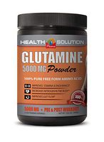 Post Workout Amino acids - GLUTAMINE 5000MG Powder - 100% Pure Free Form Amino Acid - l-glutamine bulksupplements - 1 Can 300 Grams