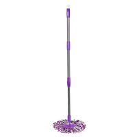 Mop Bar Spin Mop Pole Handle Replacement for Floor Mop 360 No Foot Pedal Version Purple Cleaning Supplies