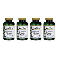 Swanson Full-Spectrum Tribulus Fruit 500 mg 90 Caps 4 Pack