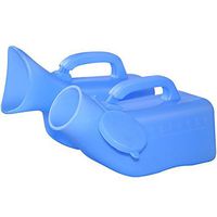 MQYH@ Plastic Urinal - Portable Urinal Bottle High Capacity Thicken Urine Pot Two Styles Men/Women 1000ml/800ml Simple Cleaning Reusable Male and Female Urinal, A