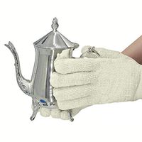 EvridWear Sterling Silver Polishing Cleaning Gloves with Terry Loop Cloth, Tarnish Removal Gloves for Jewelry, Gold, Brass, Copper, Ring, Stainless, Metal, (L/XL Sizing)