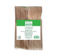 Perfect Stix Wooden Cutlery Combo Kit (Pack of 400)