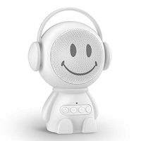 Sleepbox Portable Sound Machine for Baby Adults Rechargeable White Noise Machine with 30 Non Looping Soothing Sounds and Memory Function 32 Levels of Volume and Sleep Timer Sound Therapy.（White）