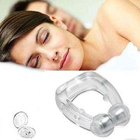 Silicone Magnetic Anti Snore Clip, Nasal Dilatator Snoring Help Relief for Comfortable Sleeping Congestion (Anti Snore Devices-2 Pack)