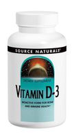 Source Naturals Vitamin D-3 1000IU, 100 Tablets (Pack of 2)