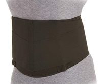 United Ortho 53007 Elastic Back Support, Black, Large