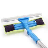 Glass Wiping Window Floor Wiper Mop Stainless Steel Telescopic Rod Multi-Function Cleaner
