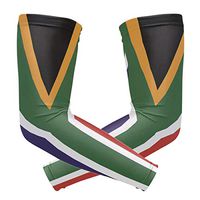 Anyangquji South African Flag Arm Sleeve Protectiv for Man Elbow Brace for Arthritis (1 Pair)