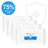 Detergent Wipes Contains 75% Isopropyl Alcohol, Alcohol Cleaning Wet Wipes Supports Multi-Purpose Daily Cleaning (4Pack,220Wipes)