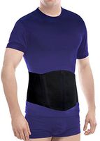 UFEELGOOD Ergonomic Umbilical Navel Hernia Belt (New Model) / Abdominal Support Brace - Small, Waist/Belly 35½" - 39½" Black