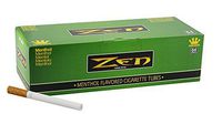 1 Box - 200pc Zen King Size Menthol Cigarette Tubes by Zen