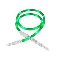 LED Hookah Hose, 71-Inch Silicone Light Hookah, Arabian Hookah Accessories Hookah Hose with LED Lights,Blue, Red, Green, Yellow,Green