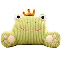 Back Cushion Character/Backrest/Waist Cushion/Driver/Car Supplies/Lumbar Supports/Pillow (Green Frog)