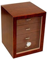 Angelo HUMIDOR Cabinet Hold 100 Cigars - 4 Drawers - Black