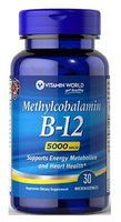 Vitamin World Vitamin B-12 Methylcobalamin 5000mcg 30 microlozenges