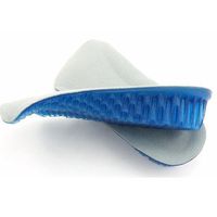 1 Pair Women/men Honeycomb Gel 3cm Height Increase Shoe Insoles Inserts Pads Cushion Heel Lifts