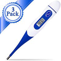 Home Digital Thermometer Fast Reading Thermometer Soft Head Rectal and Oral Thermometer with Digital Display Thermometer for Baby Kids and Adult