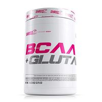 SHREDZ BCAA + Glutamine Supplement Powder Made for Women, Workout Recovery, Replenish Essential Amino Acids, Boost Energy - Pink Lemonade (1 Month Supply)